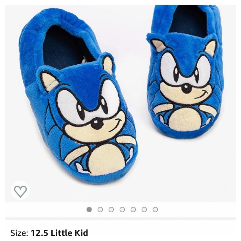 Sonic the Hedgehog slippers
